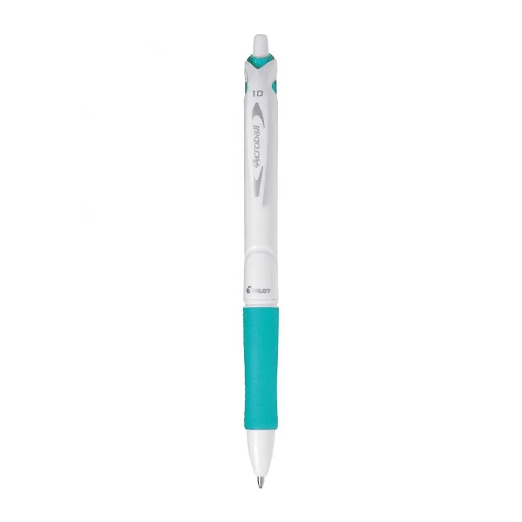 Acroball Pure White Hybrid Black Ink 0.7mm Green