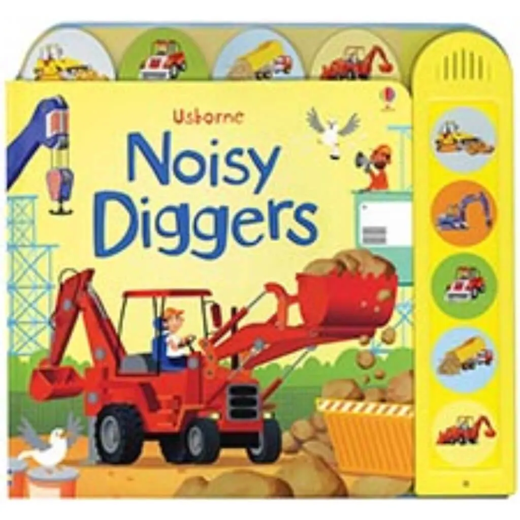 Usborne Noisy Diggers Book